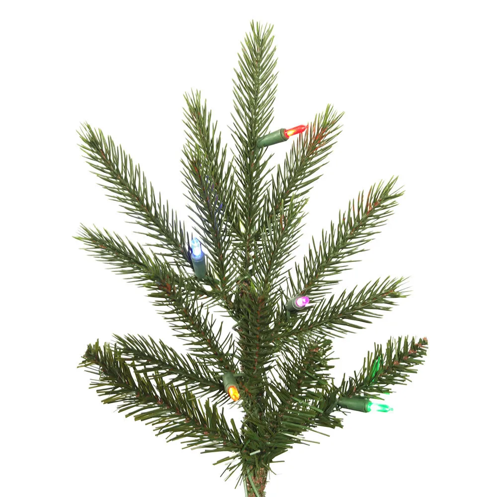 10' x 72" Fresh Fraser Fir Artificial Christmas Tree Multi-colored Dura-Lit LED