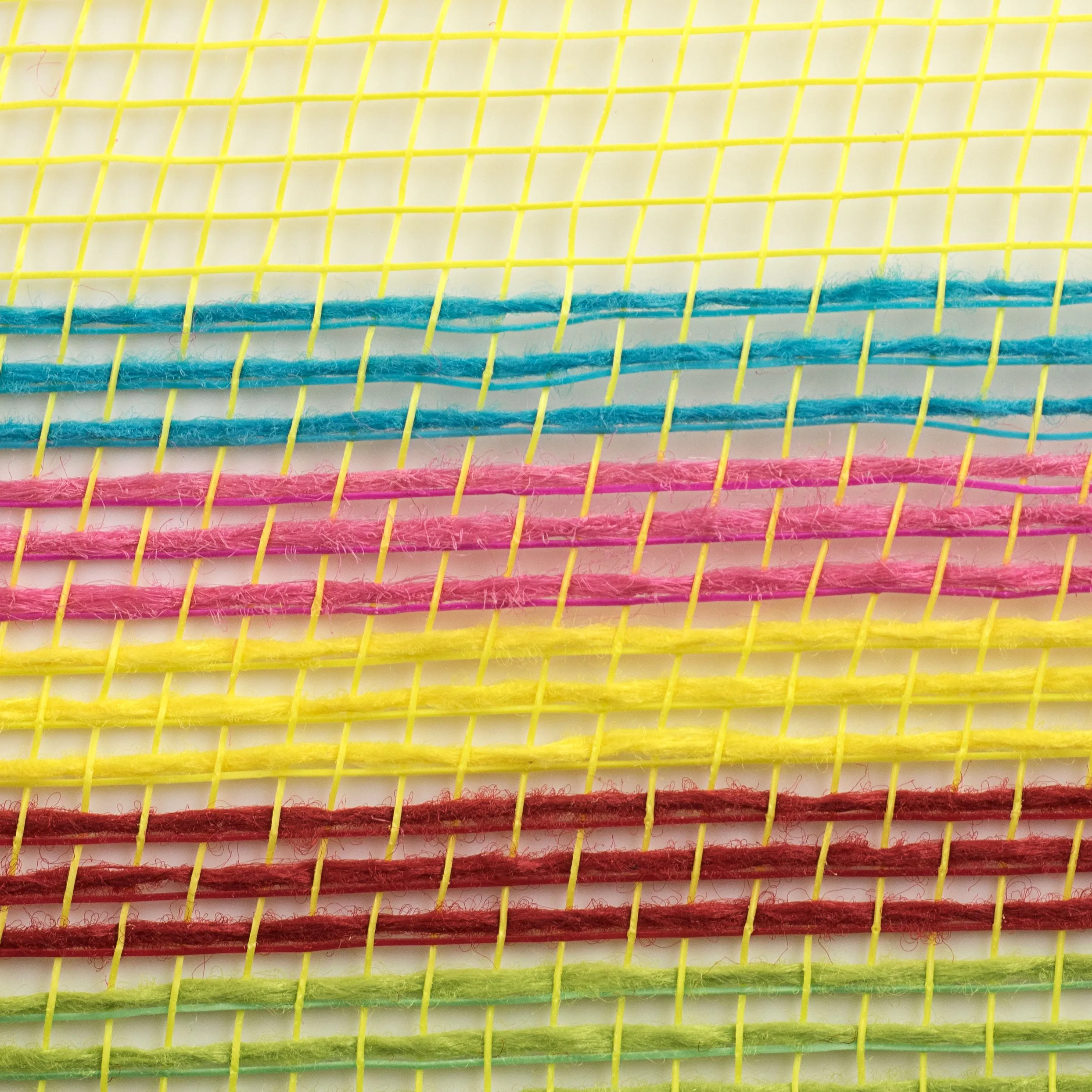 10" Border Stripe Mesh: Yellow, Purple, Green, Red, Hot Pink, Turquoise