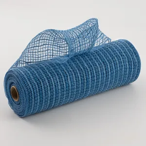 10" Burlap Deco Mesh: Denim Blue (10 Yards)