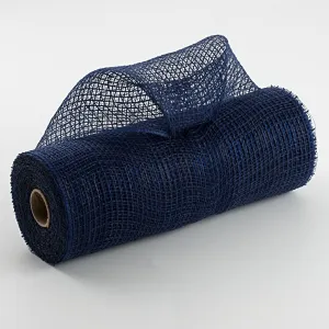 10" Check Fabric Mesh: Navy Blue