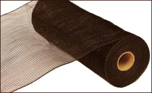 10" Deco Poly Mesh: Chocolate