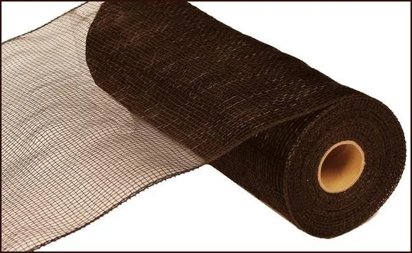 10" Deco Poly Mesh: Chocolate