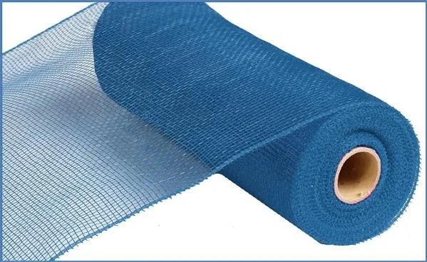 10" Deco Poly Mesh: Denim Blue