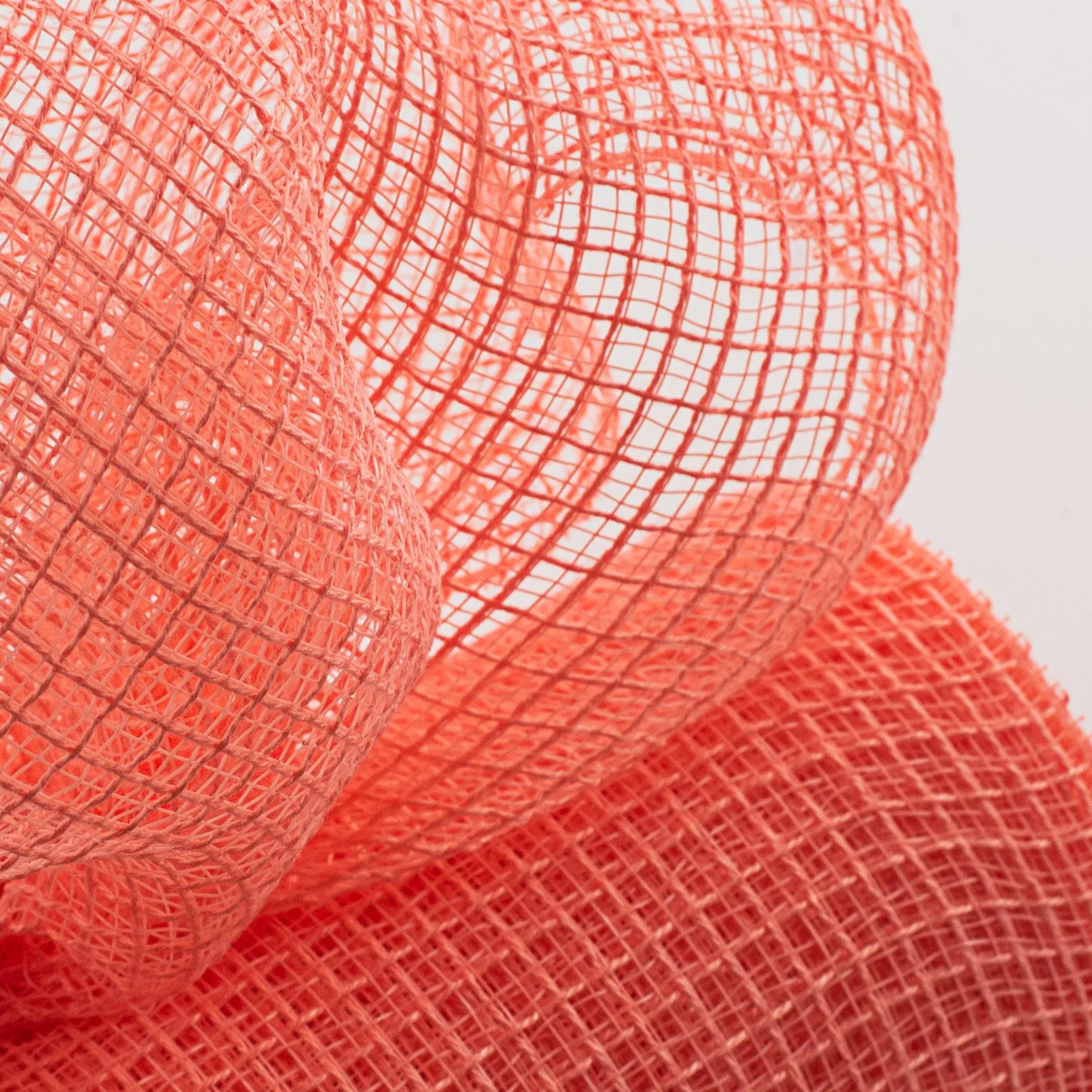 10" Fabric Mesh: Coral