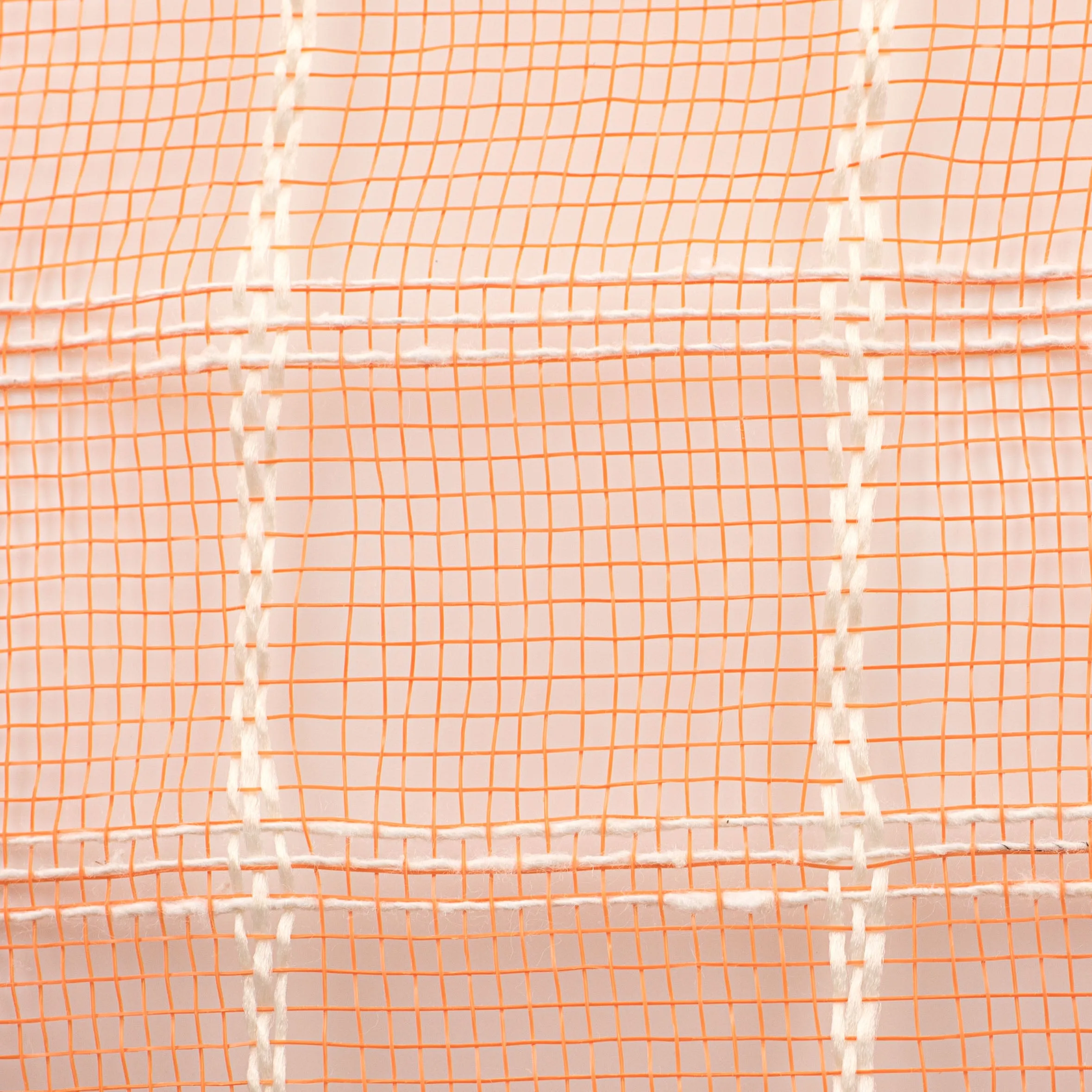 10" Fuzzy Check Mesh: Orange