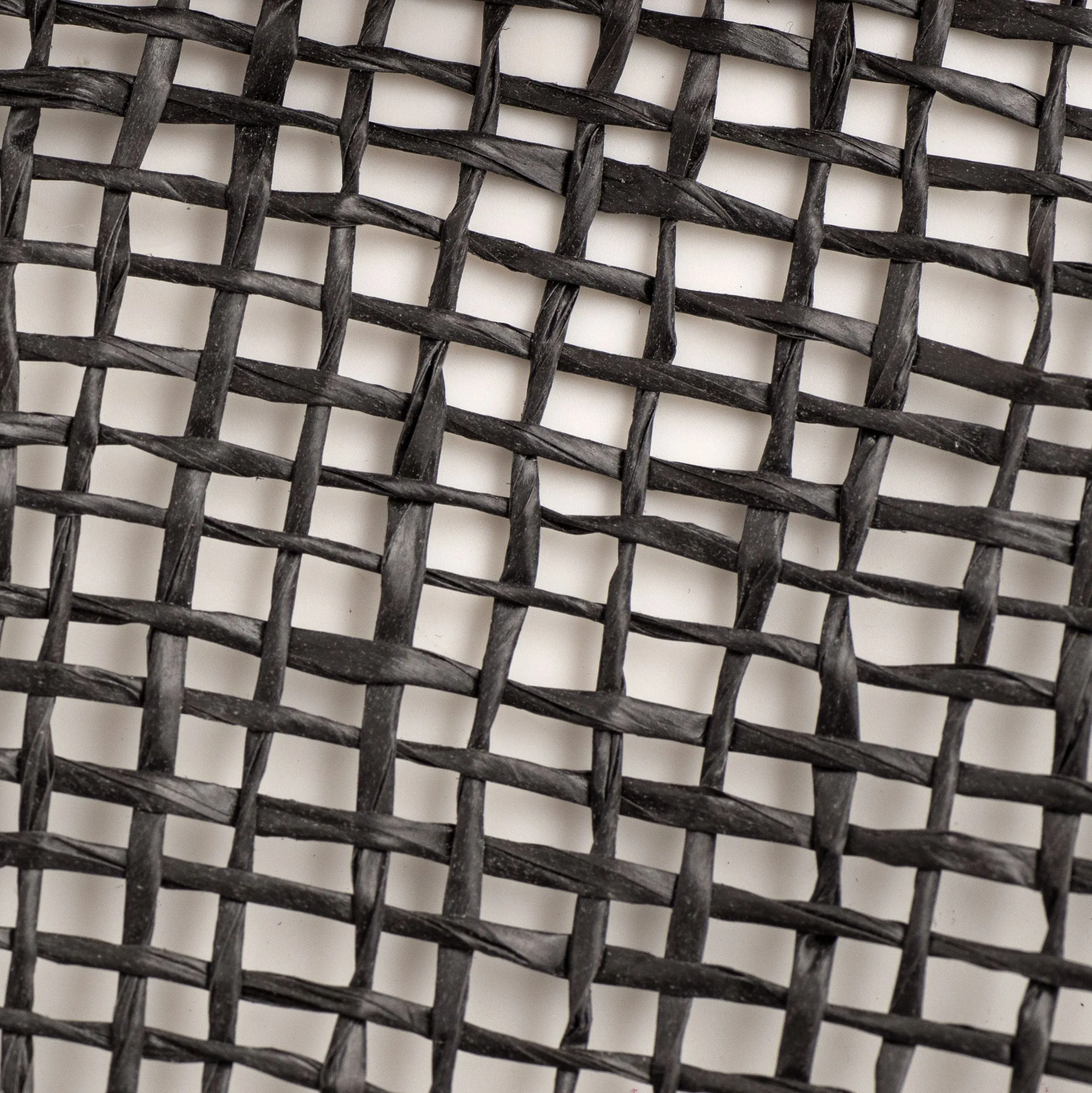 10" Poly Burlap Mesh: Black