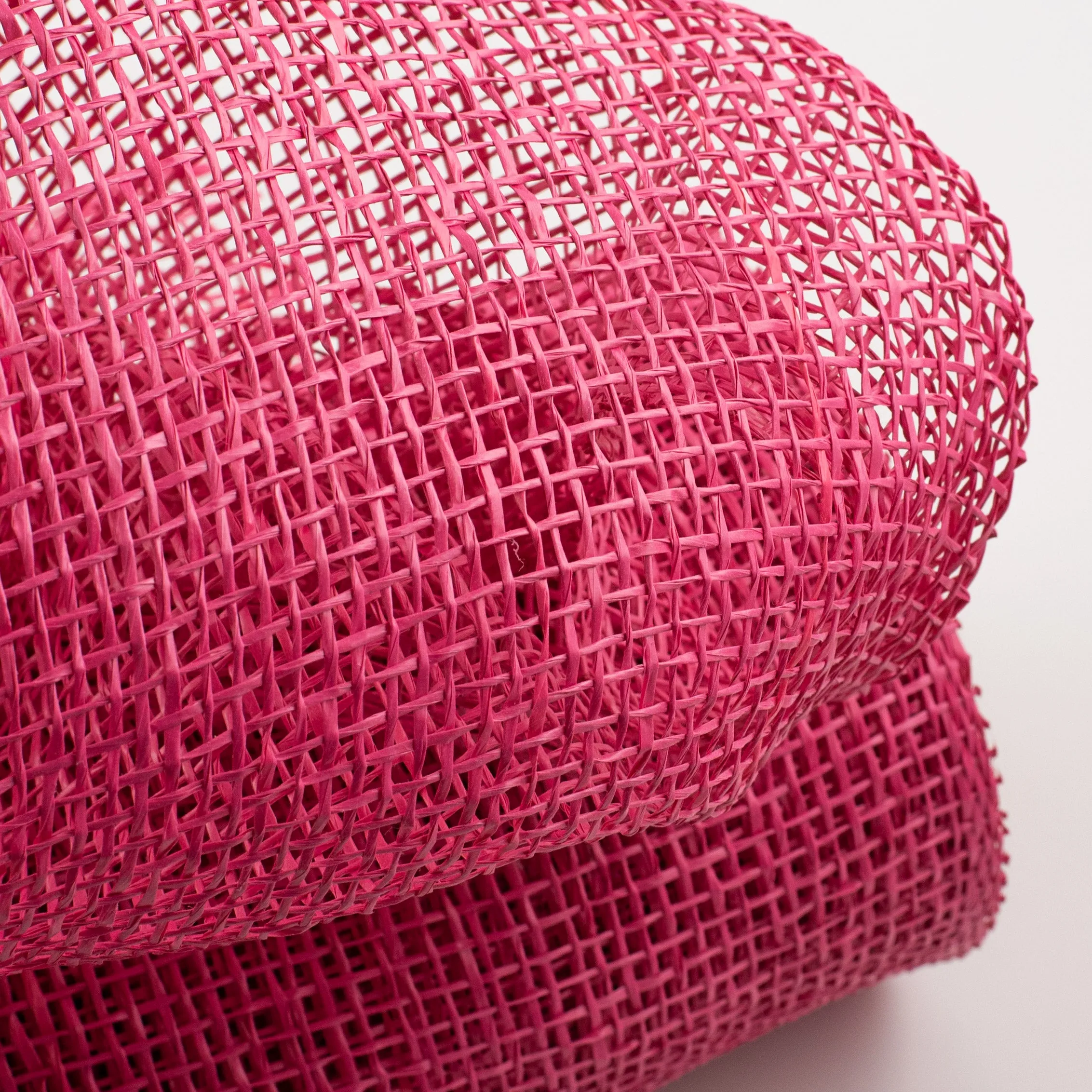 10" Poly Burlap Mesh: Fuchsia Pink