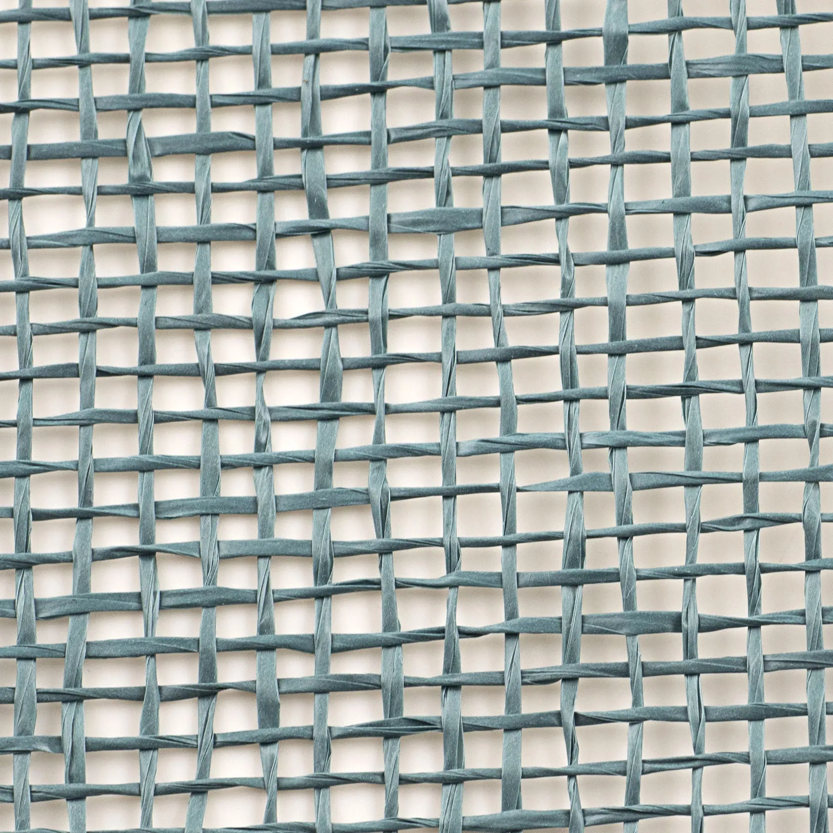 10" Poly Burlap Mesh: Smoke Blue