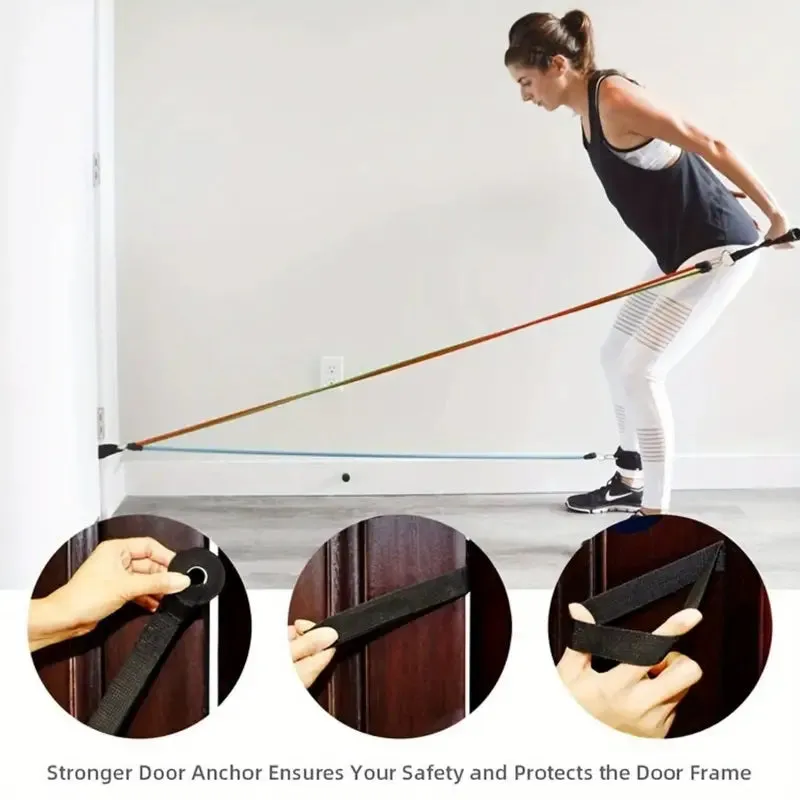 11-Piece Yoga Resistance Band Set