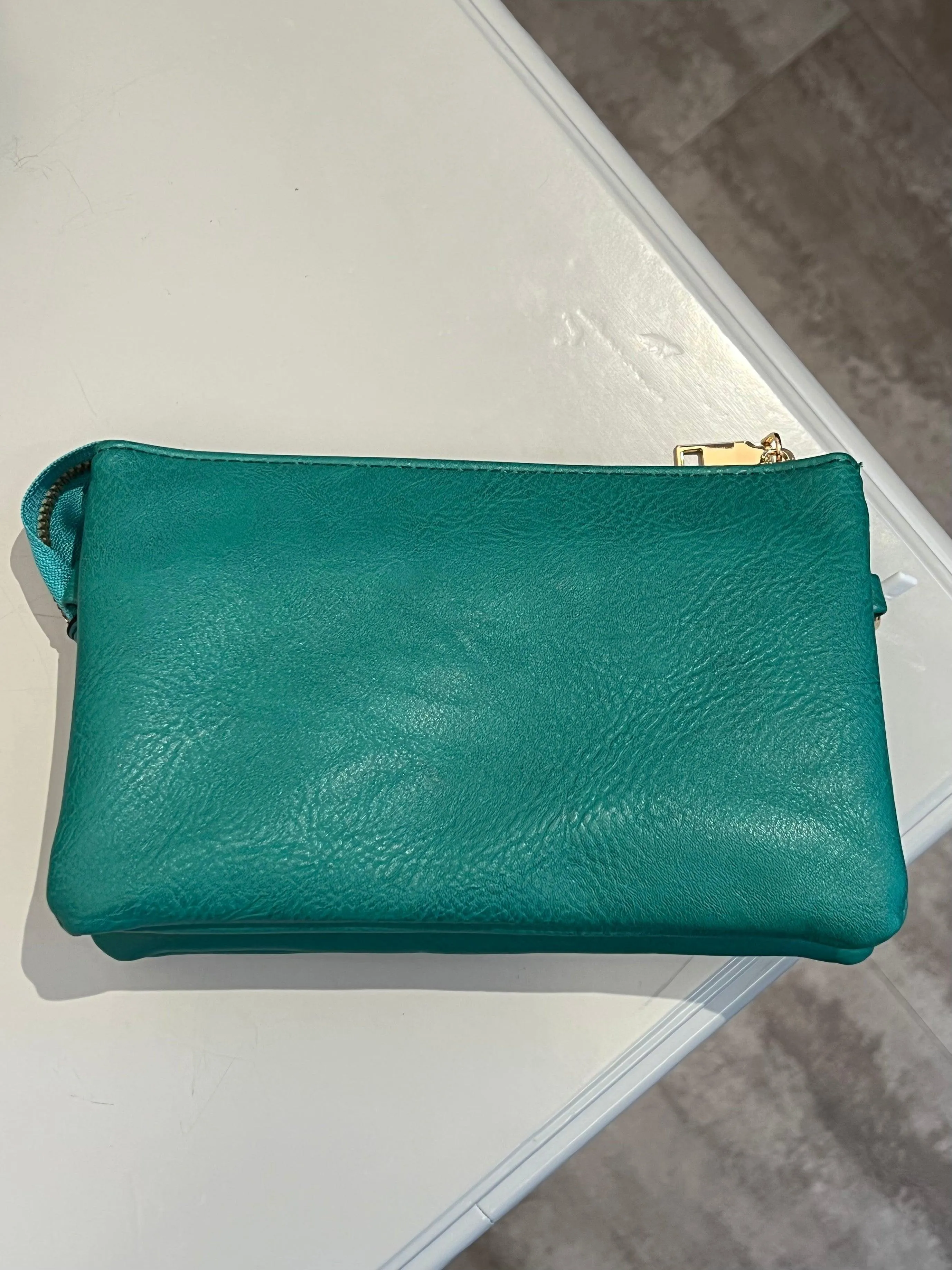 3 Compartment Crossbody/Clutch