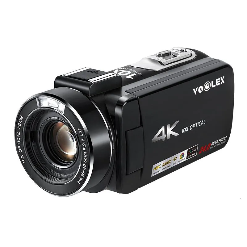 4K Camcorder Camera AC7 with 10X Optical Zoom