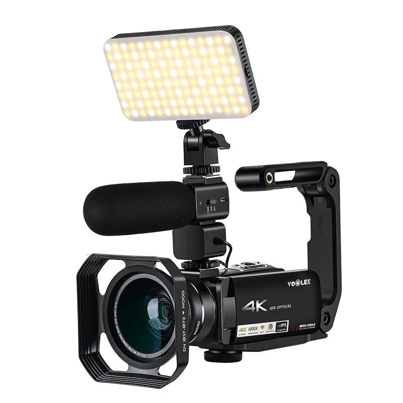 4K Camcorder Camera AC7 with 10X Optical Zoom