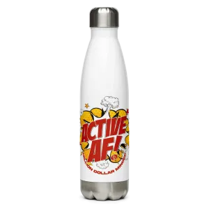 Active AF Animated Stainless Steel Water Bottle