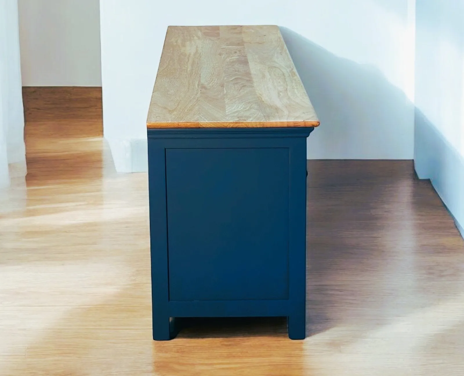 Alexandria Solid Wood TV Cabinet- Four Drawer