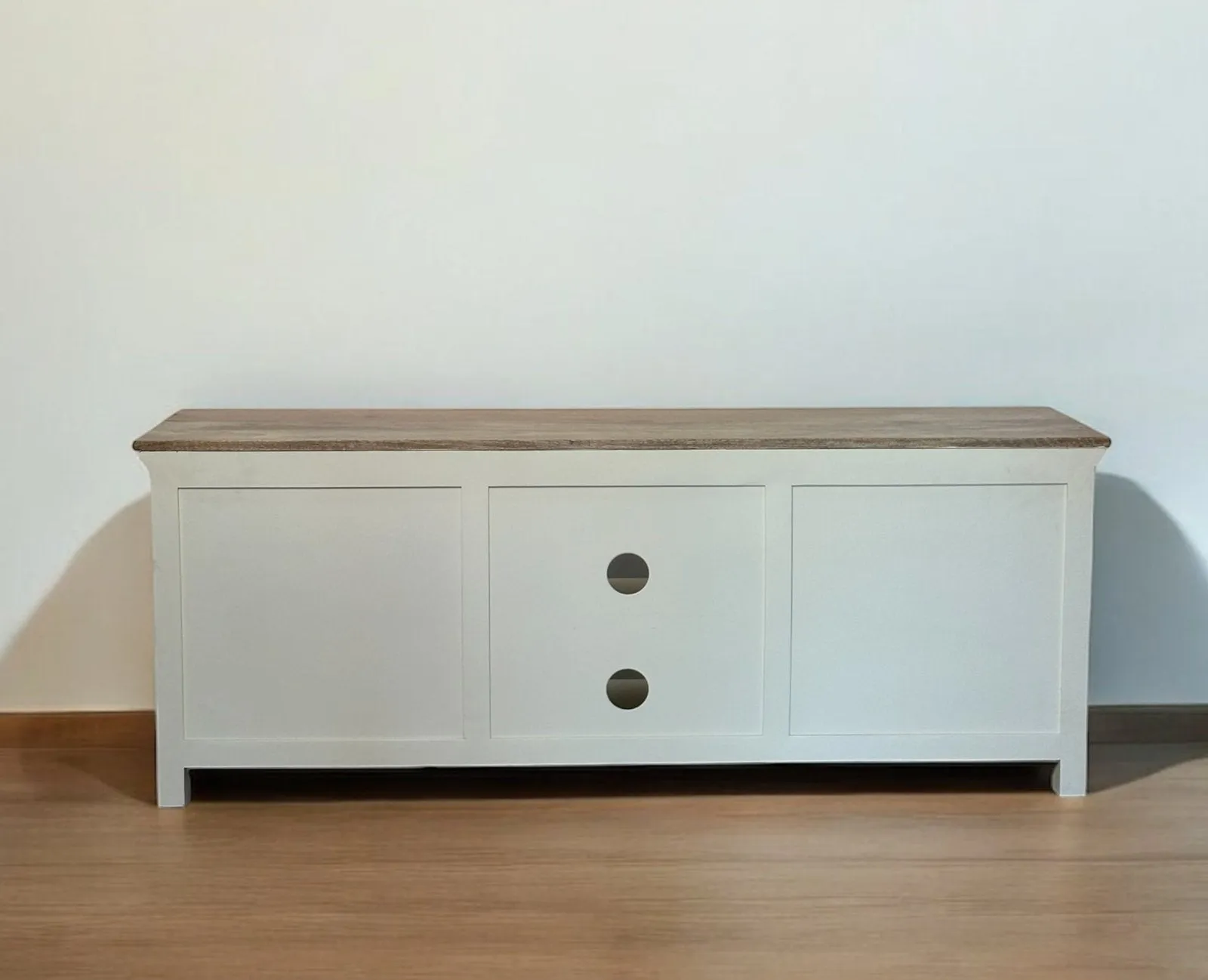 Alexandria Solid Wood TV Cabinet- Four Drawer
