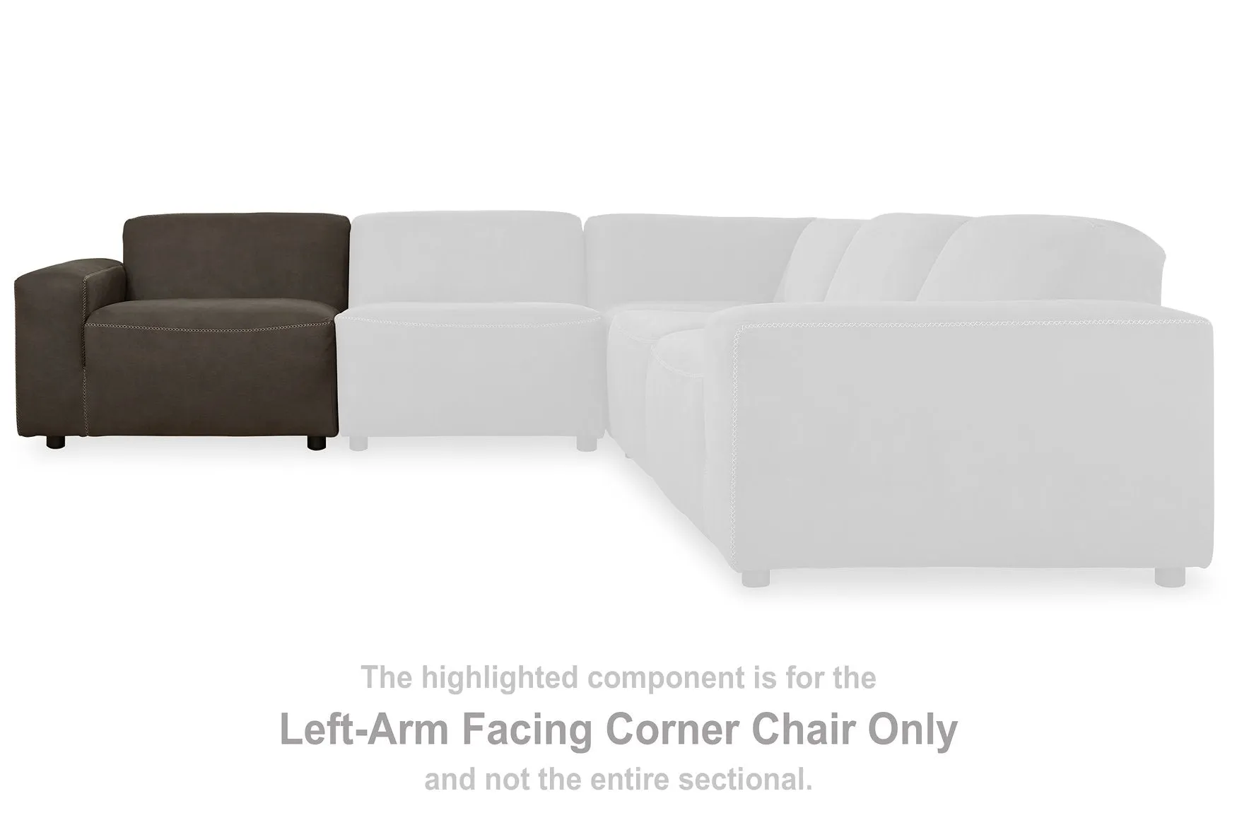 Allena 3-Piece Sectional Sofa - Spacious Seating