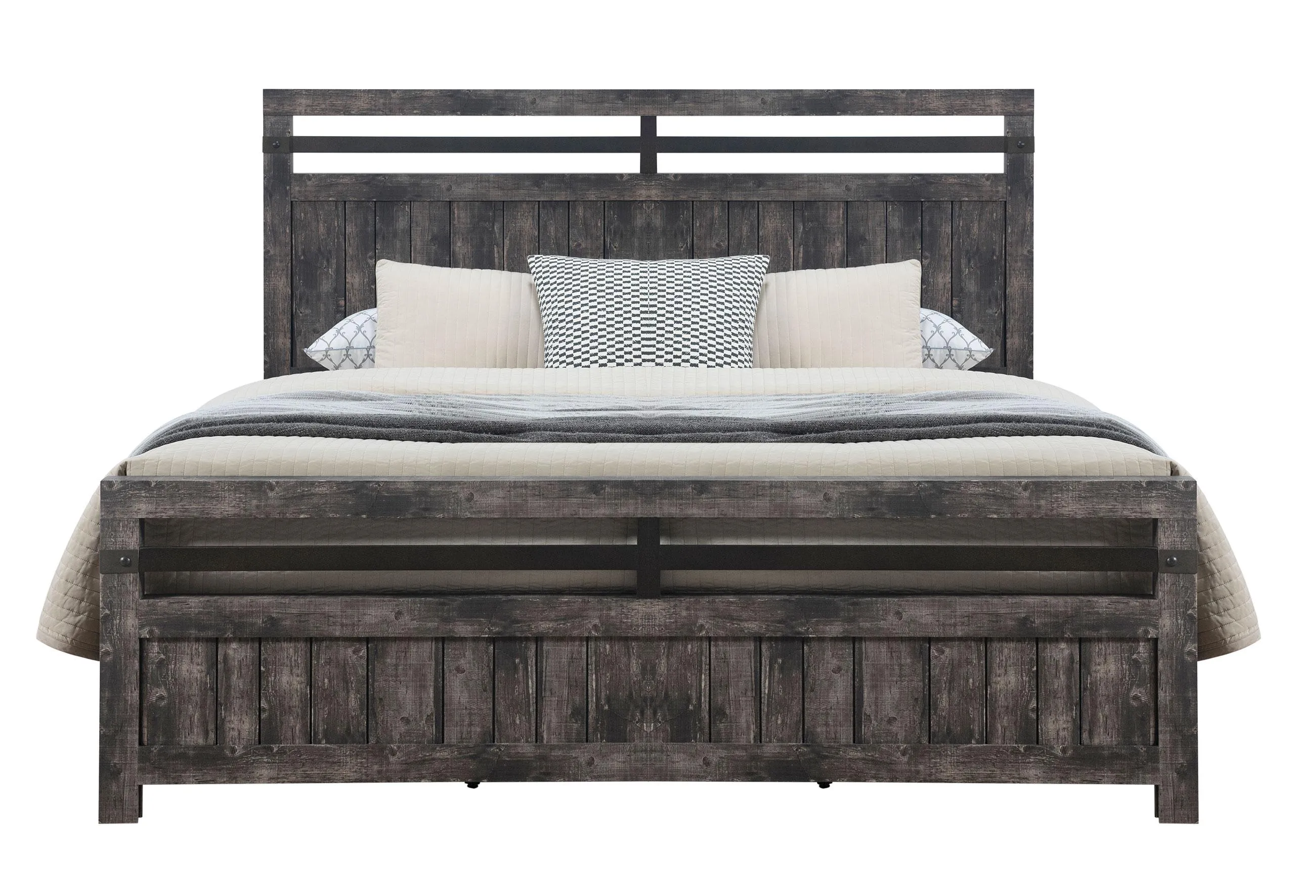 Arlo Grey King Bed - Spacious King Bed