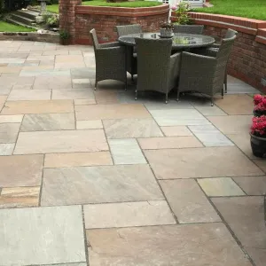 Autumn Brown Natural Stone Paving