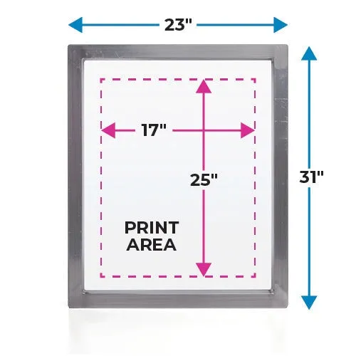 Baselayr 23x31in Aluminum Screen Printing Frame