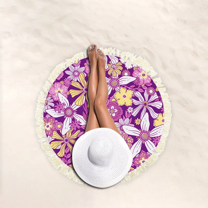 Beach Rug - purple rose - AMN # 3021