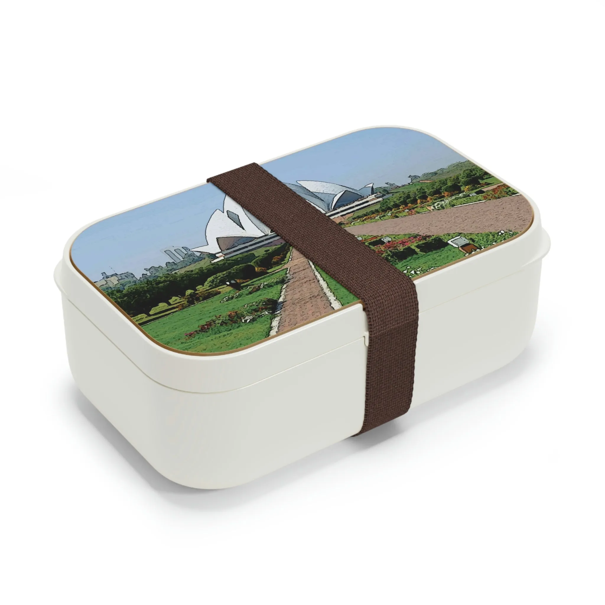 Bento Lunch Box ... 'Bahai'i House-Of-Worship' ... "Lotus Temple: Delhi, India, 2008" ... Original Works ...
