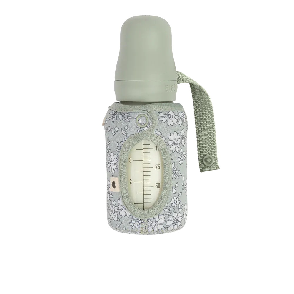 Bibs x LIBERTY Small Baby Bottle Sleeve Capel - Sage