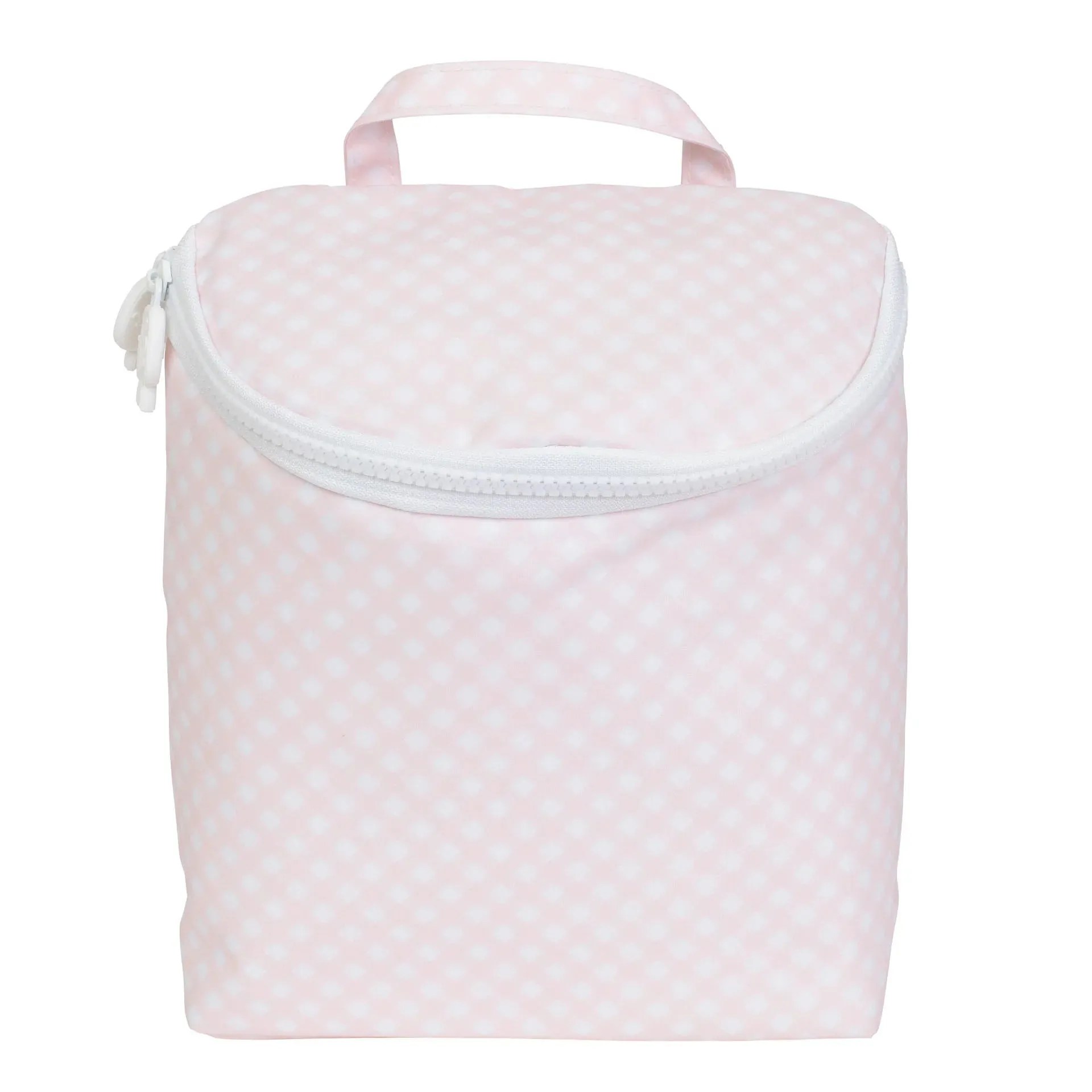 Bottle Bag, PInk Gingham