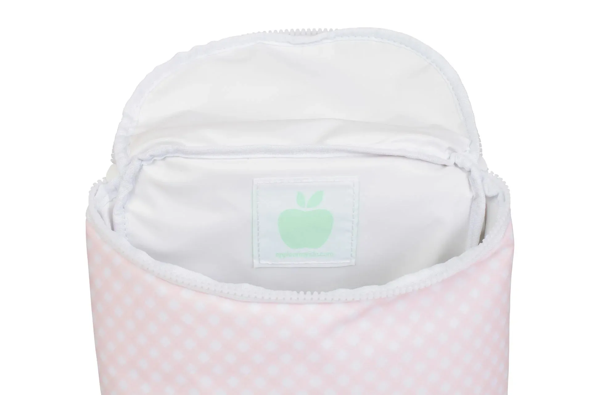 Bottle Bag, PInk Gingham