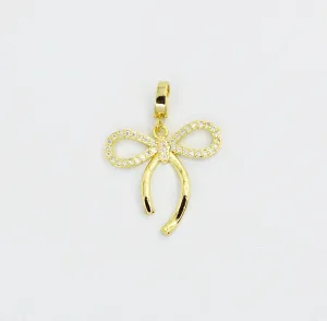 Bow Tie Gold Charm CH-290