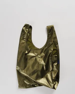 Brass  Metallic Standard Baggu