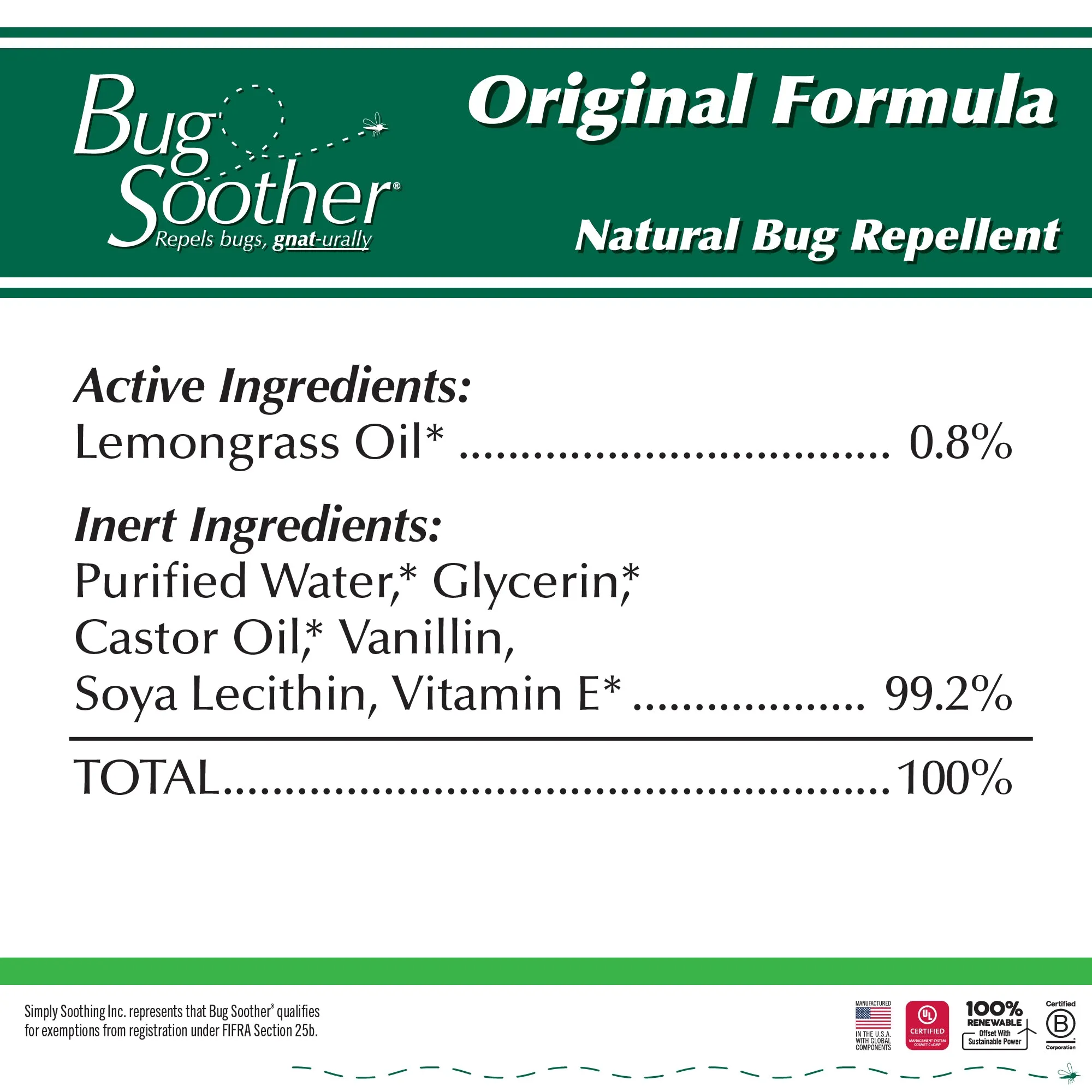 Bug Soother Bug Repellent, Large Family Pack