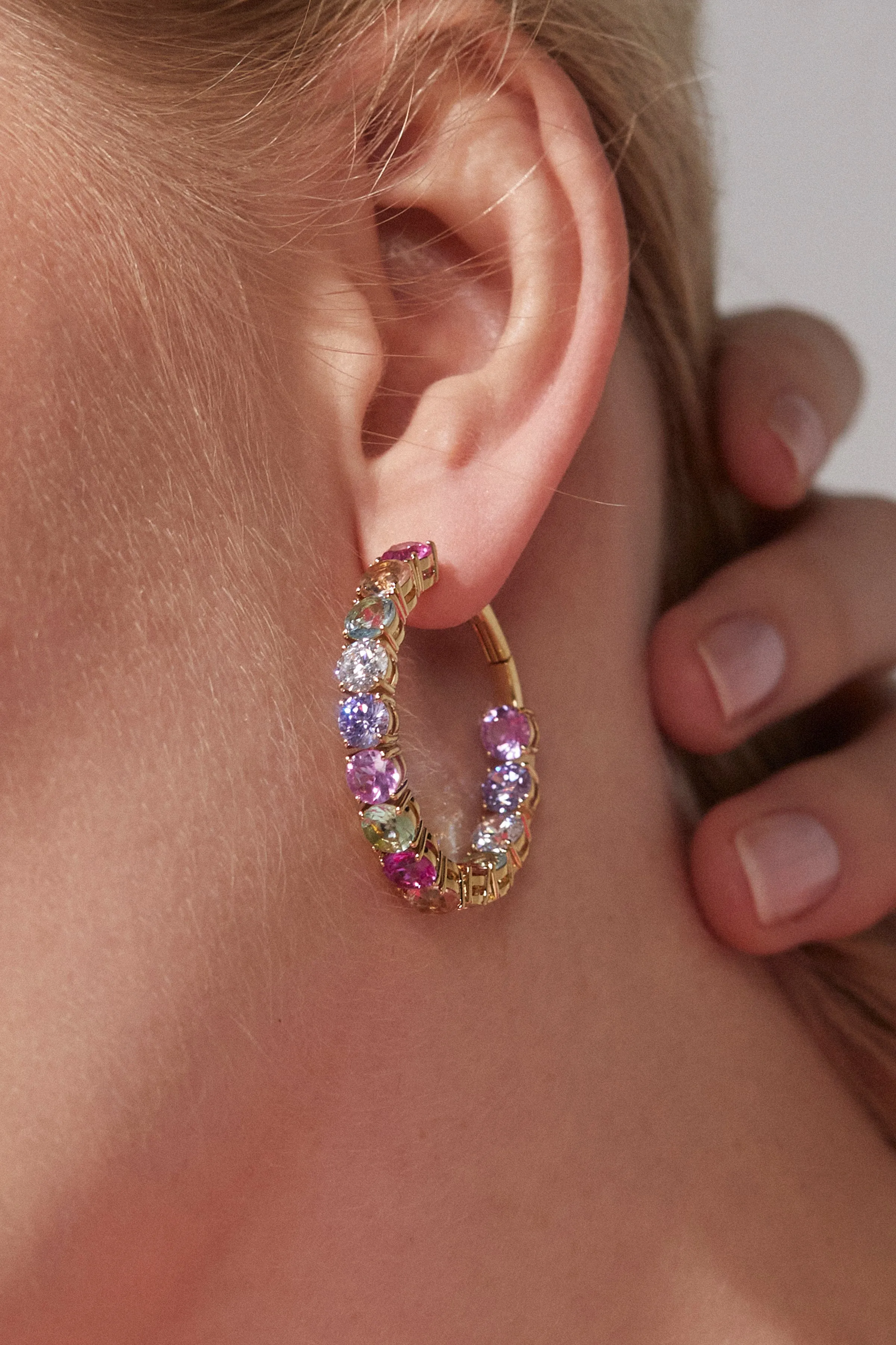 CANDY CRUSH HOOP EARRINGS