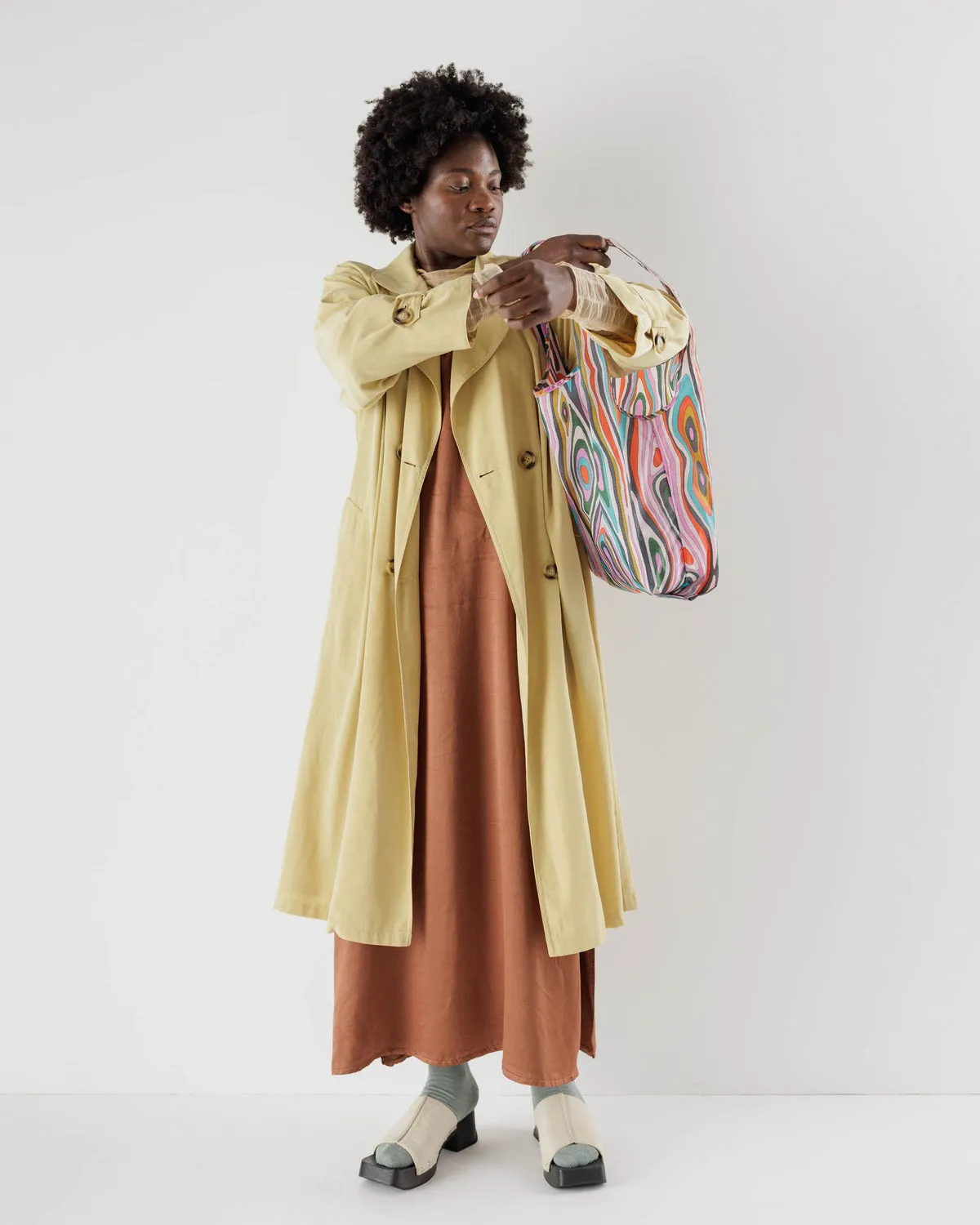 Candy Woodgrain Standard Baggu