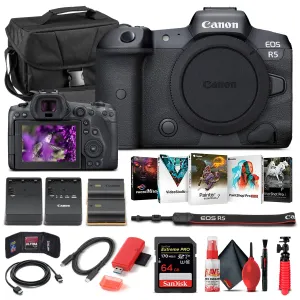 Canon EOS R5 Mirrorless Camera Body Only 4147C002 - Basic Bundle