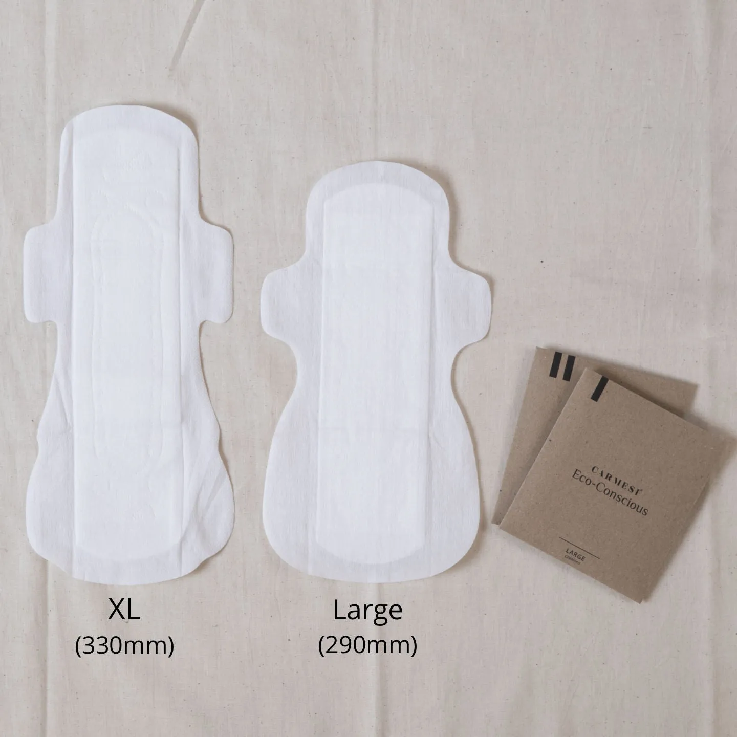 Carmesi Eco-Conscious - Sanitary Pads for Rash-Free   Eco-Friendly Periods (30 XL)