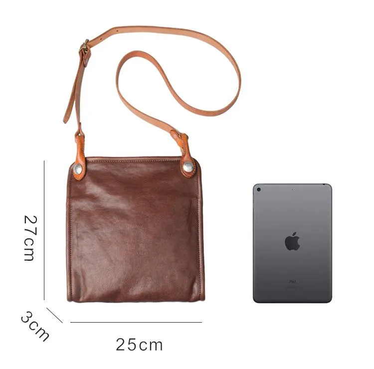 Casual Coffee Leather Men Vertical Side Bag Green Small Messenger Bag Camouflage Courier Bag For Men