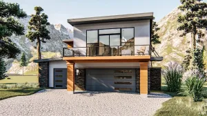 Charming 932 sq. ft. Garage Apartment with Open Living and Spacious Deck