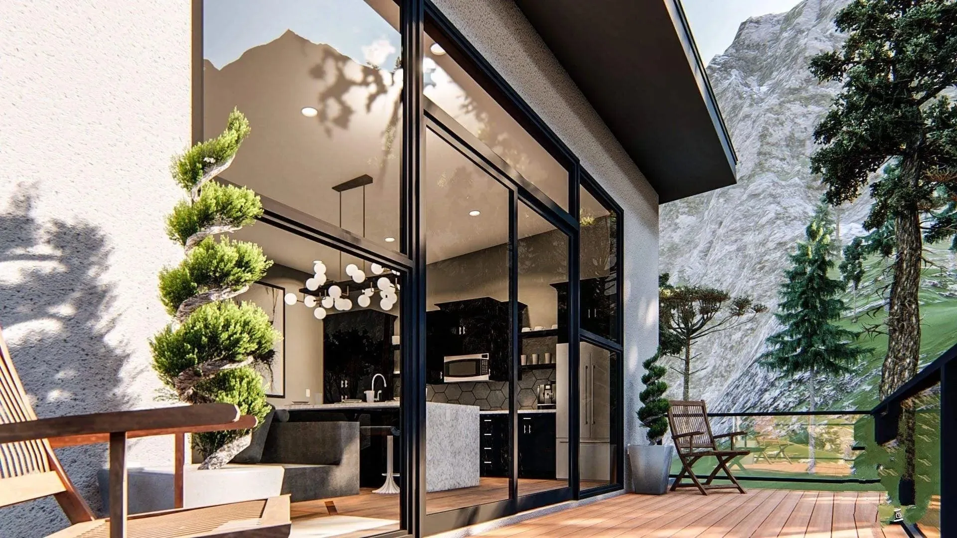 Charming 932 sq. ft. Garage Apartment with Open Living and Spacious Deck