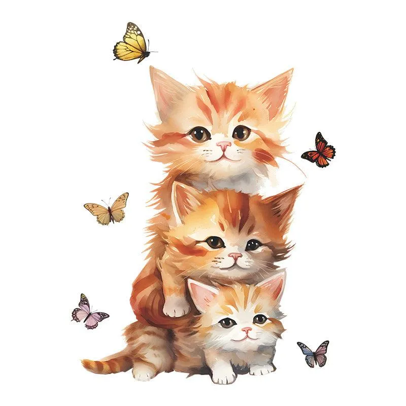 Charming Cats Wall Sticker