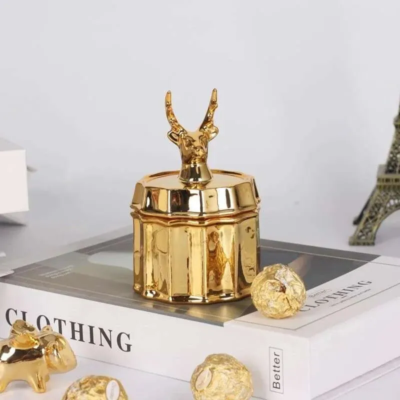 Charming Ceramic Jewelry Jar