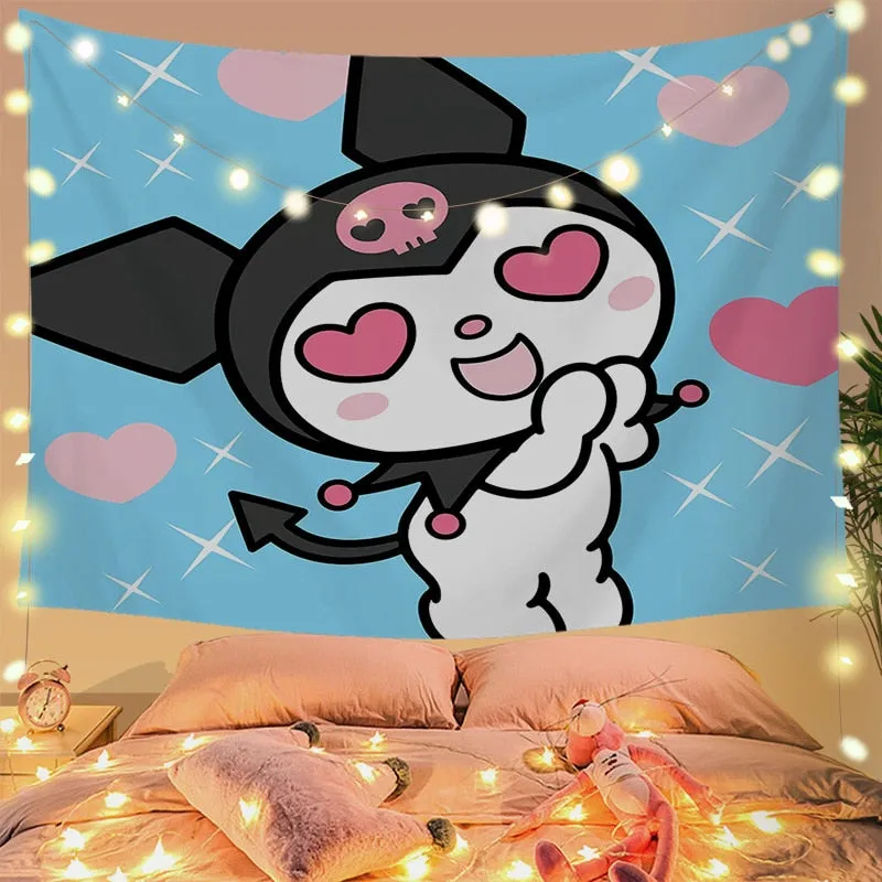 Charming Kuro Tapestry