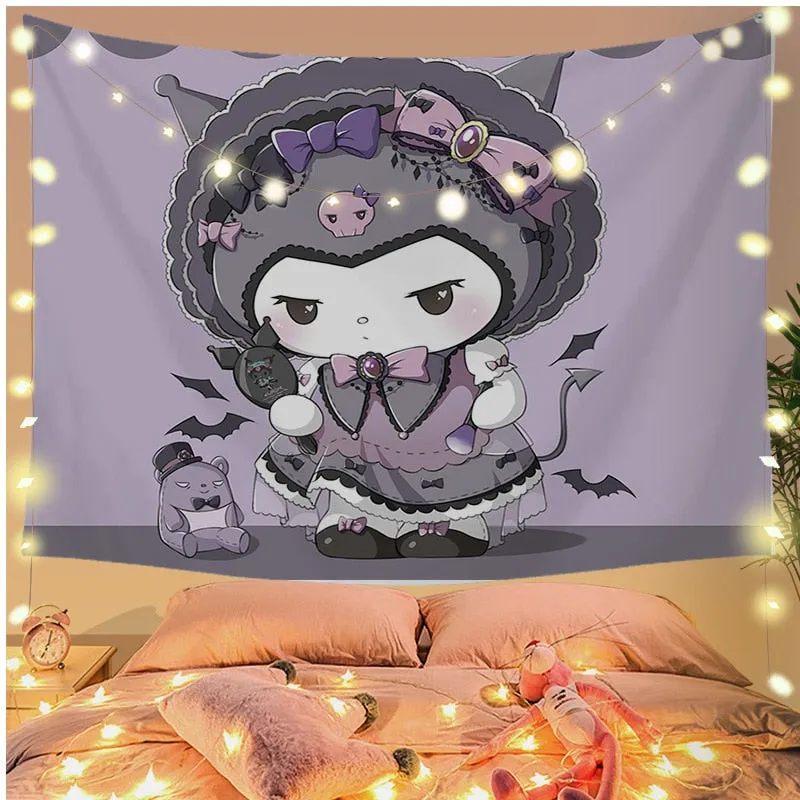 Charming Kuro Tapestry