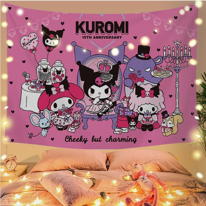 Charming Kuro Tapestry
