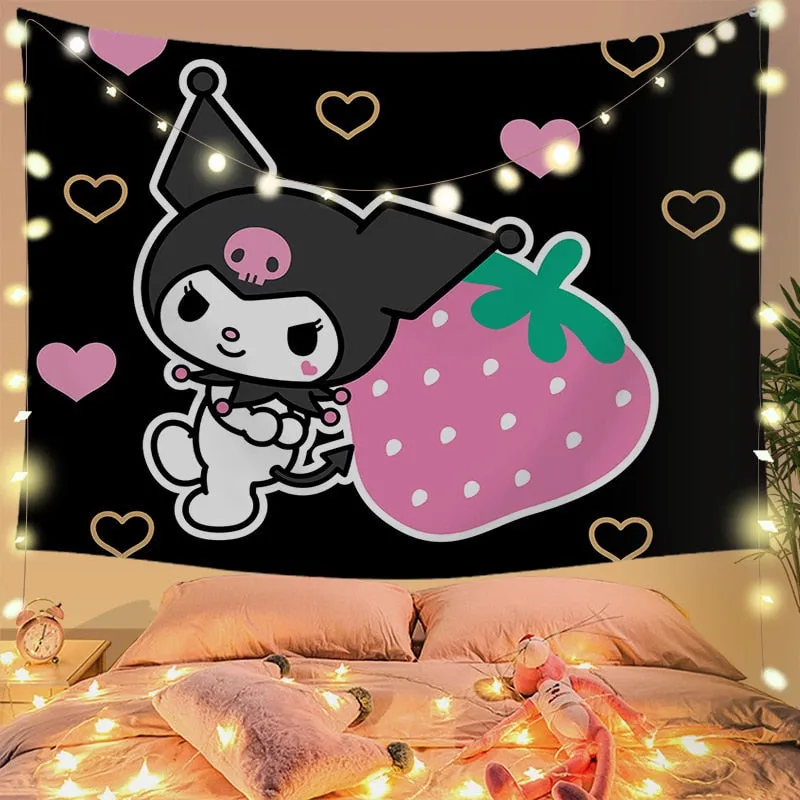 Charming Kuro Tapestry
