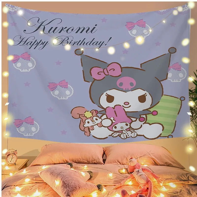 Charming Kuro Tapestry