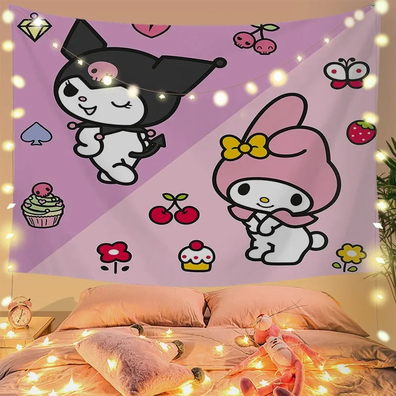 Charming Kuro Tapestry