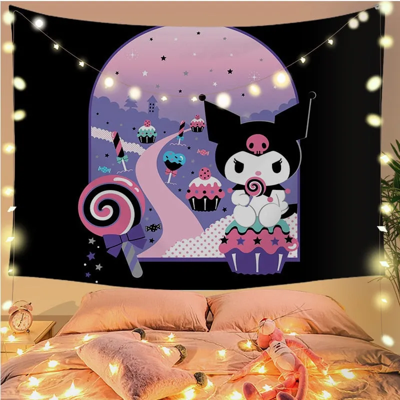 Charming Kuro Tapestry