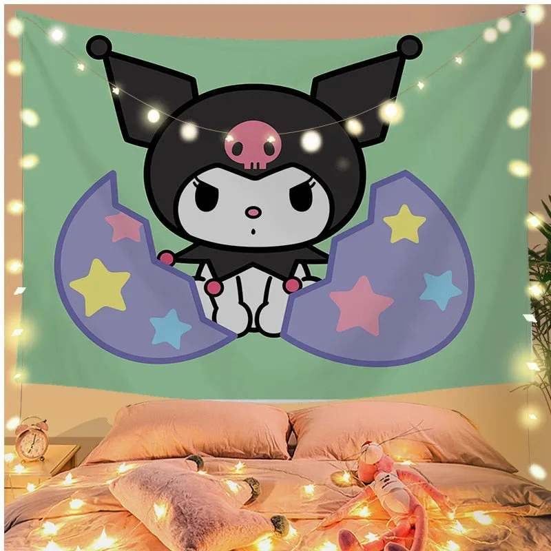Charming Kuro Tapestry