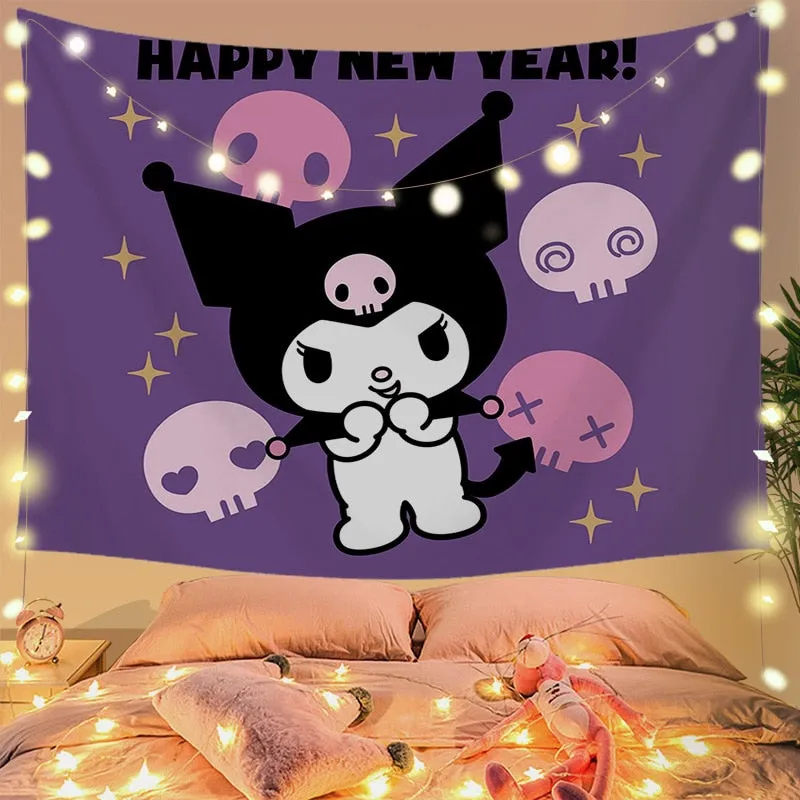 Charming Kuro Tapestry