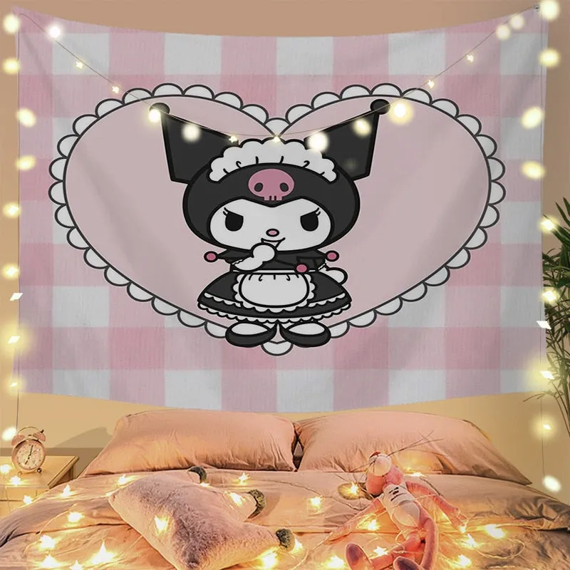 Charming Kuro Tapestry
